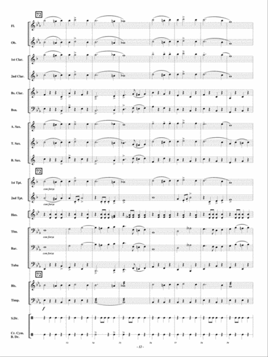 Fidelity Fidelity Concert Band scores gallery preview page 11