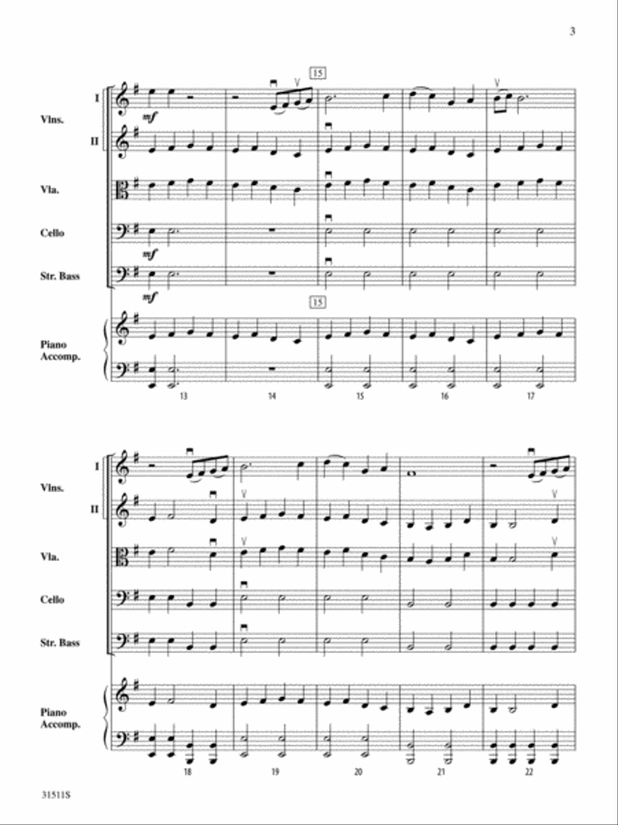 The Rings of Saturn String Orchestra scores gallery preview page 3