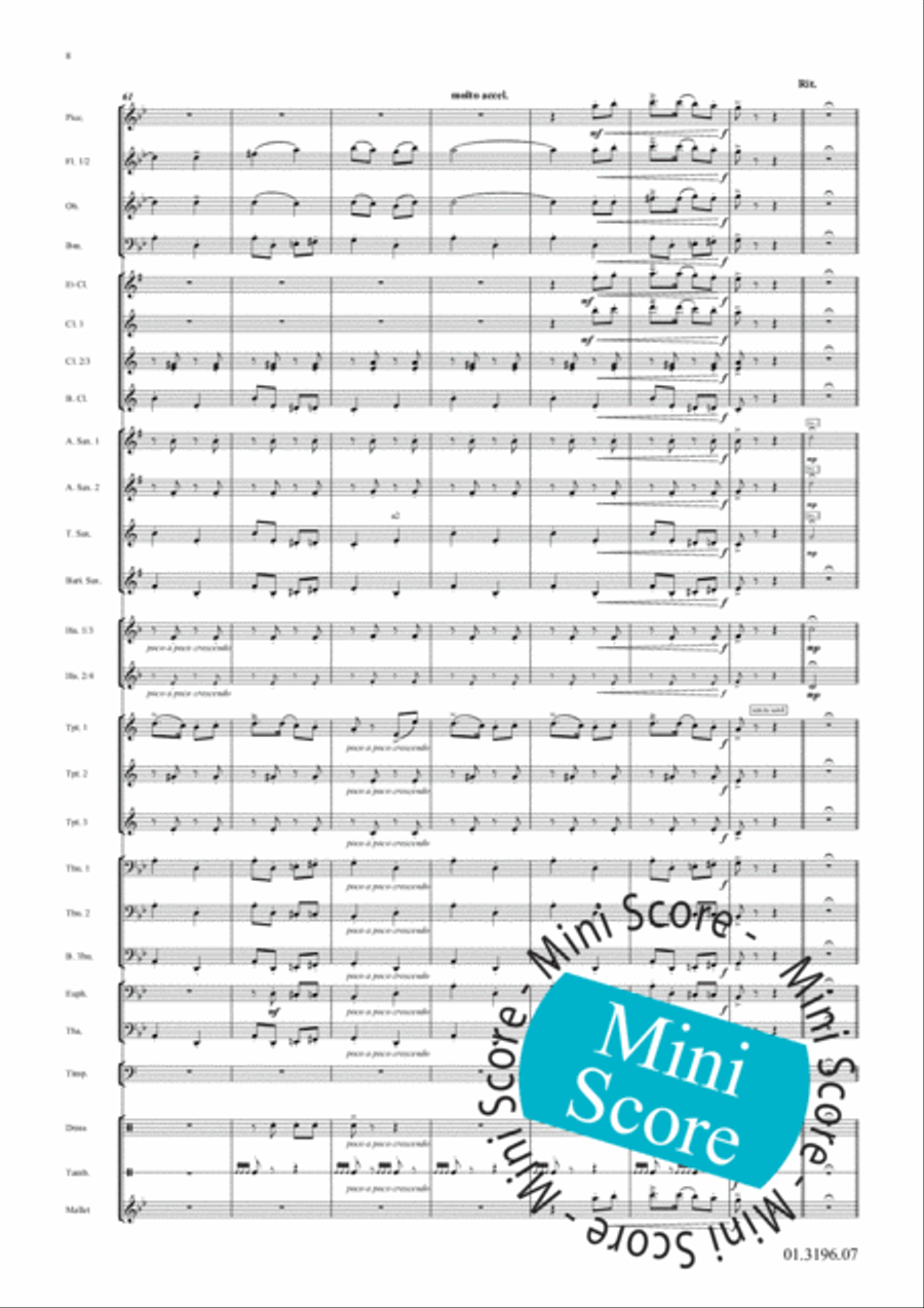 Three Russian Folk Songs Concert Band scores gallery preview page 12