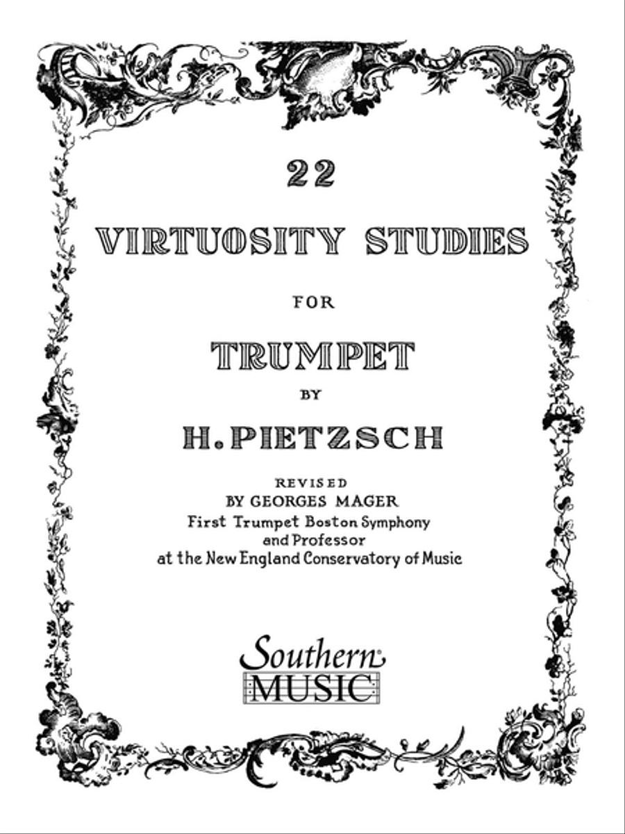 22 Virtuosity Studies Trumpet Solo scores gallery preview page 1