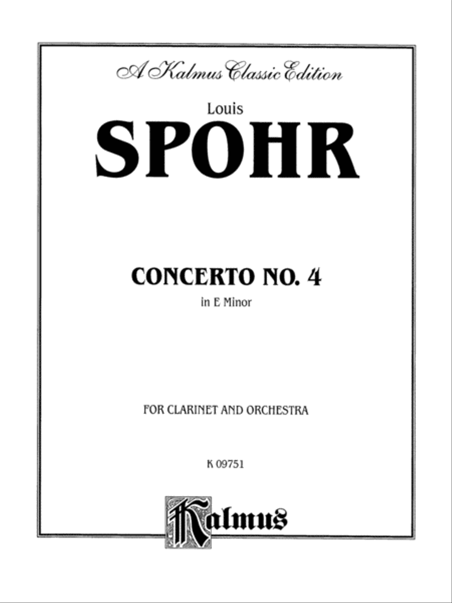 Clarinet Concerto No. 4 in A Minor Small Ensemble scores gallery preview page 2