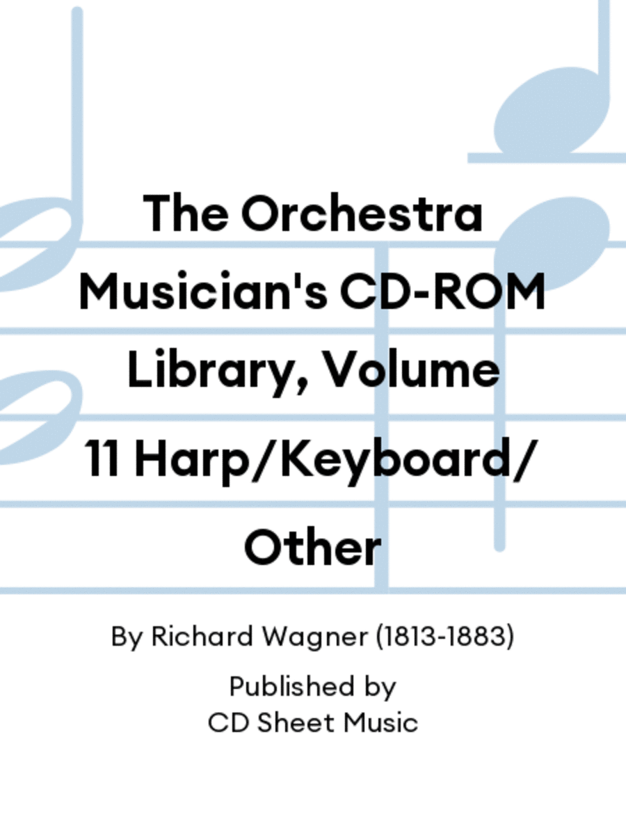 The Orchestra Musician's CD-ROM Library, Volume 11 Harp/Keyboard/Other Harp scores gallery preview page 1
