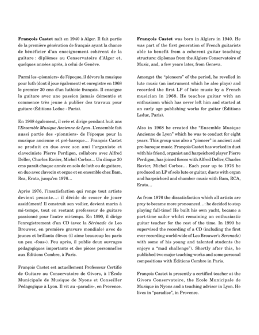 Dix Noëls Classical Guitar scores gallery preview page 2