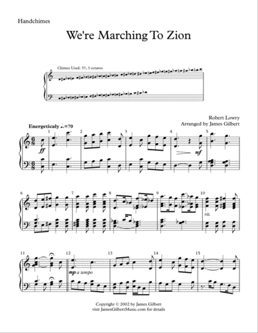 We're Marching To Zion We're Marching To Zion Unison Choir scores gallery preview page 2