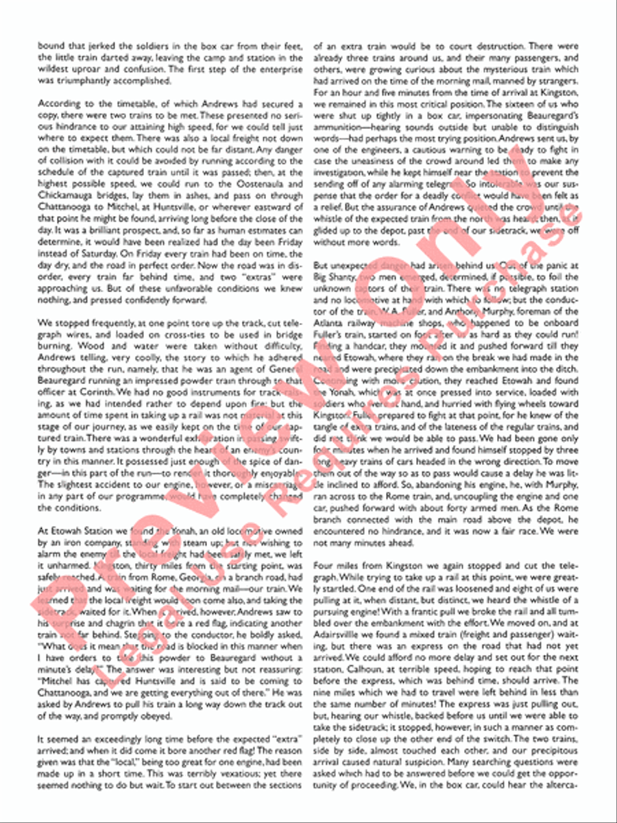 The Great Locomotive Chase Full Orchestra scores gallery preview page 5