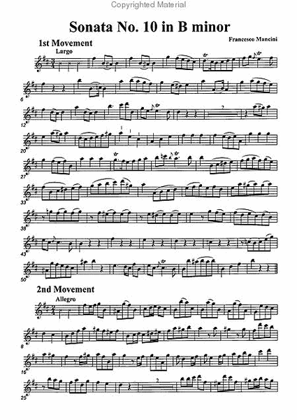 Sonata No. 10 in B minor