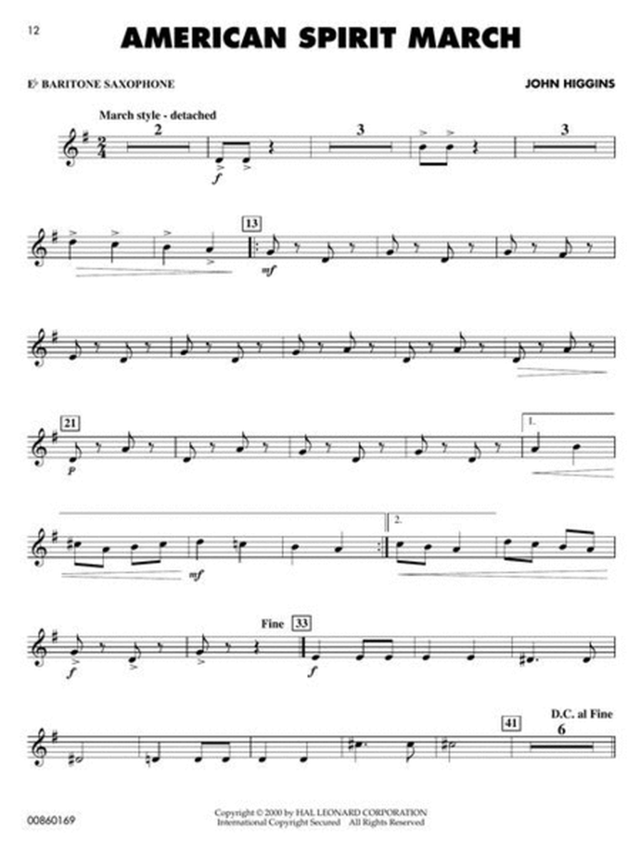 Concert Favorites Vol. 2 – Baritone Sax