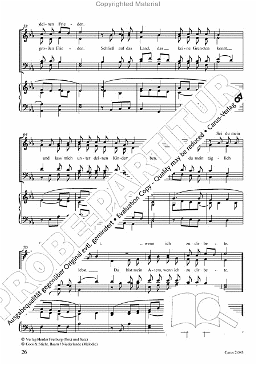 Choirbook of Mourning Choir scores gallery preview page 23
