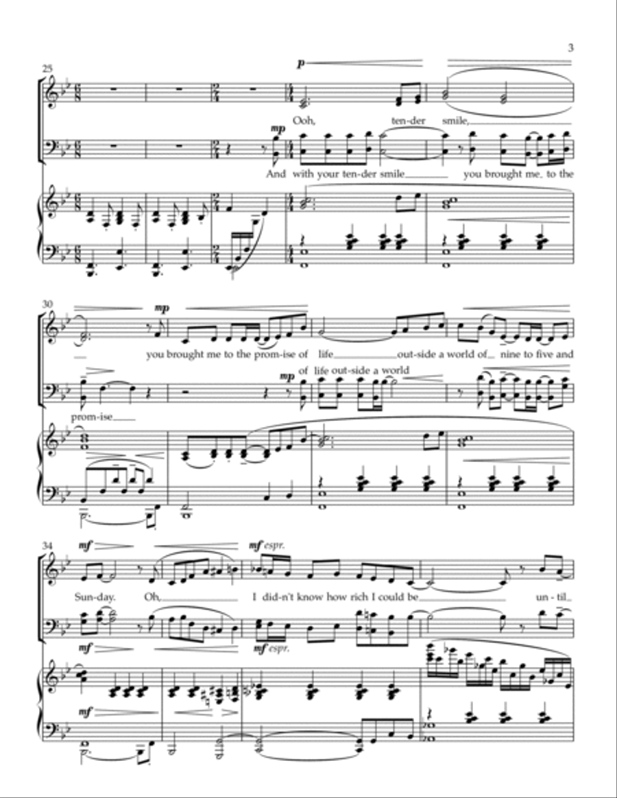 You Light Up My Life 2-Part scores gallery preview page 3