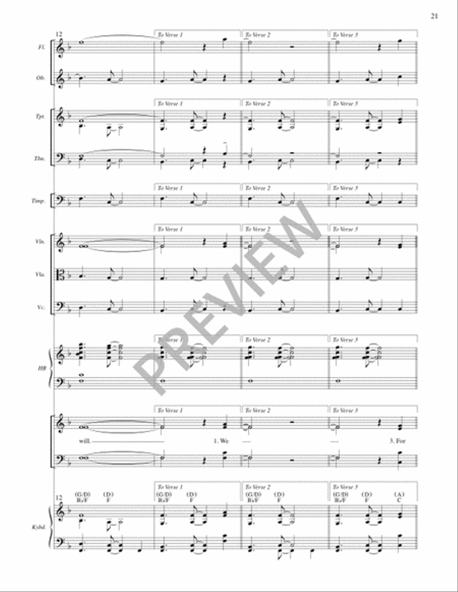 Mass of Plenty (Full Score) 4-Part scores gallery preview page 22