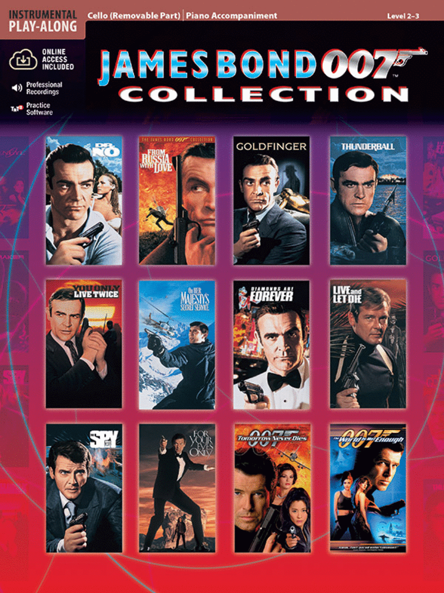 James Bond Collection for Strings Cello Book and CD