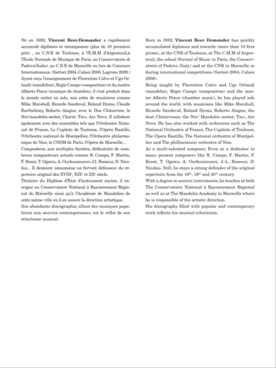 6 pièces solo 6 pièces solo Mandolin scores gallery preview page 2