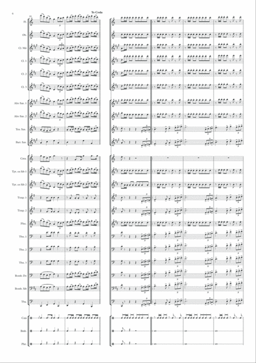 Ntra. Sra. De la Palma Coronada Concert Band scores gallery preview page 6