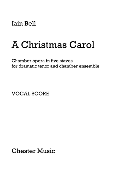A Christmas Carol  Sheet Music