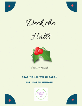 Book cover for Deck the Halls (Piano Duet Four Hands)