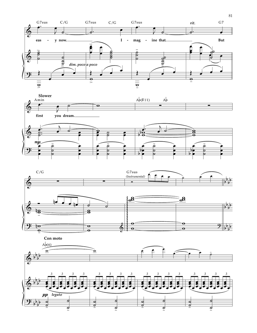 First You Dream (from Steel Pier) Voice scores gallery preview page 4