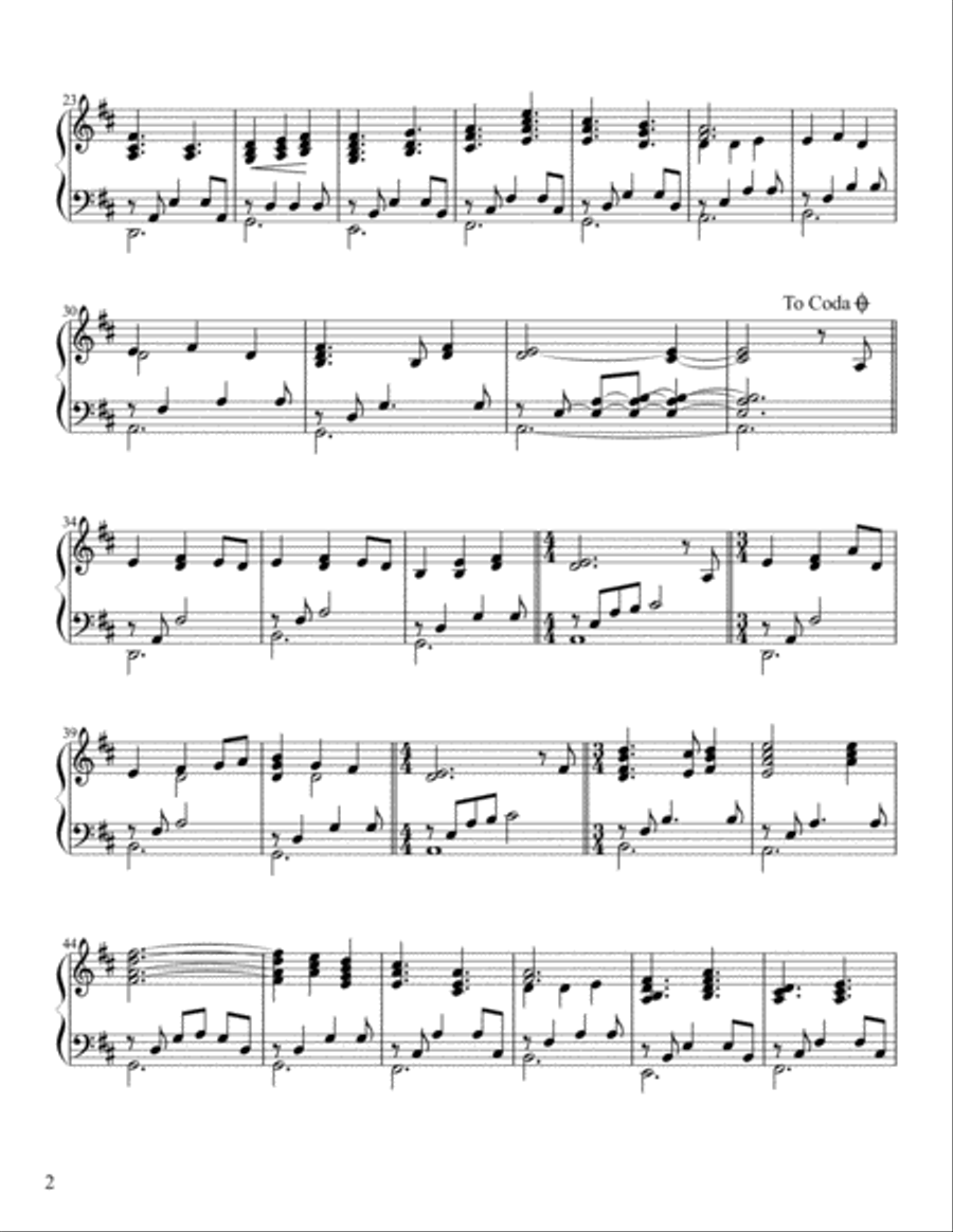 And Miles to Go Piano Solo scores gallery preview page 2