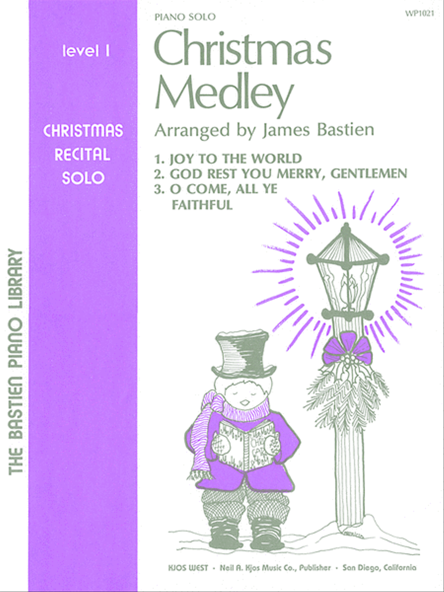 Christmas Medley, Piano Solo, Level 1 Piano Method scores gallery preview page 1