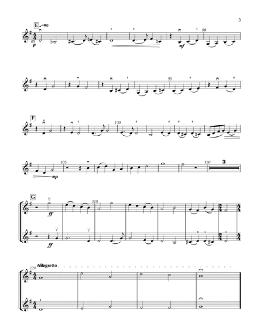 THE CHRIST CHILD APPEARS FOR STRING ORCHESTRA String Orchestra scores gallery preview page 3