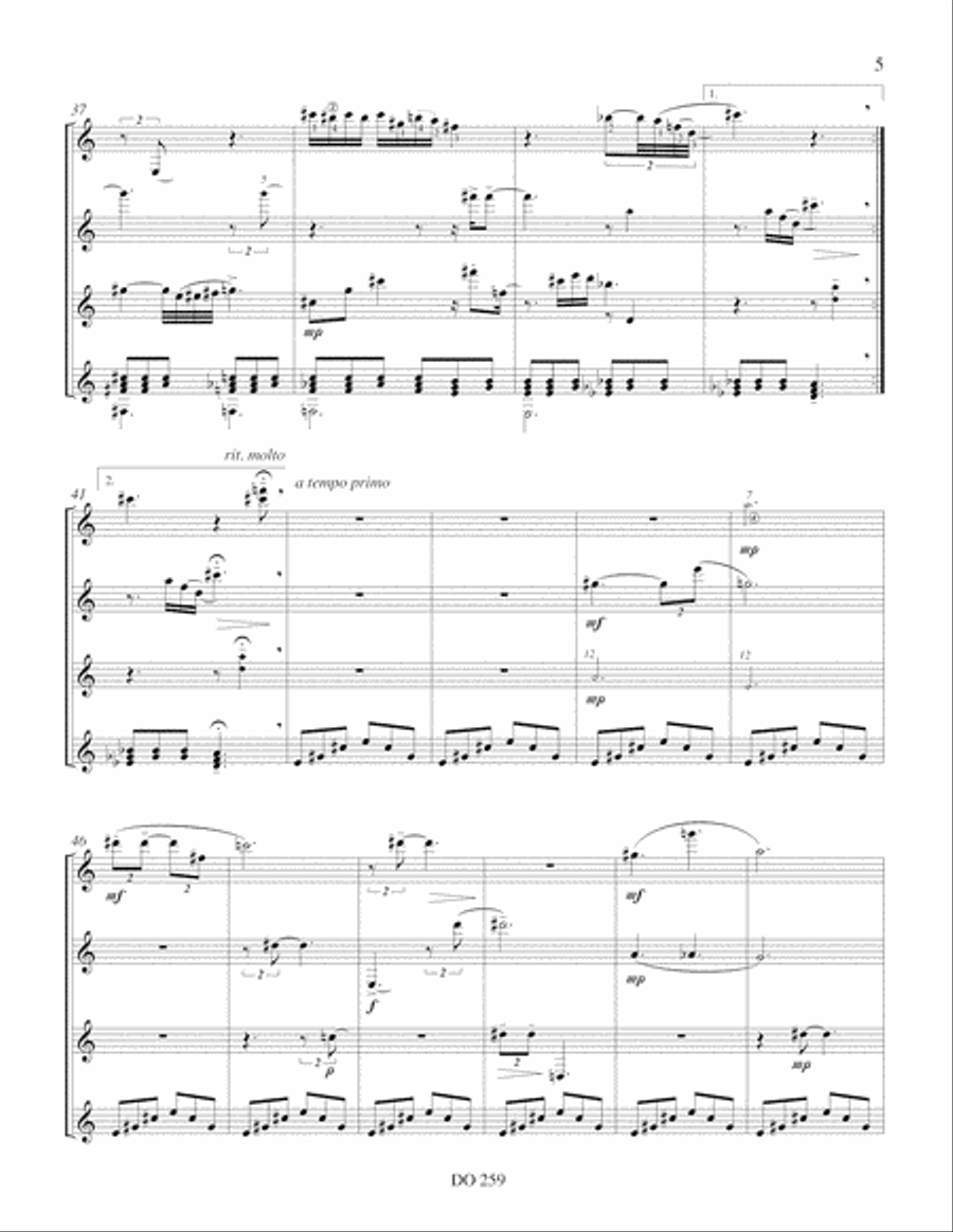 John Lennon Lay not John Lennon Lay not Guitar Ensemble scores gallery preview page 5