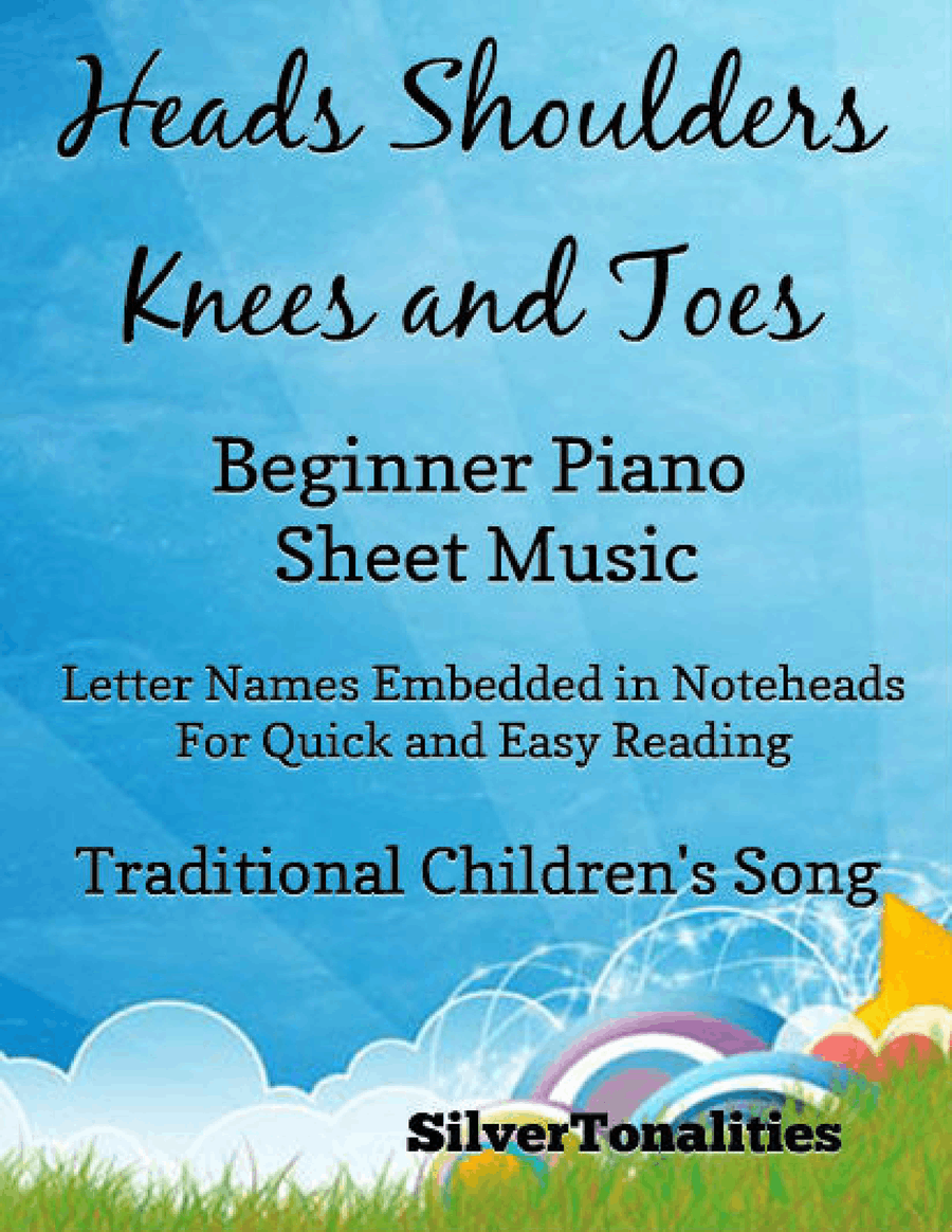 Heads Shoulders Knees and Toes Beginner Piano Sheet Music Piano Method scores gallery preview page 1