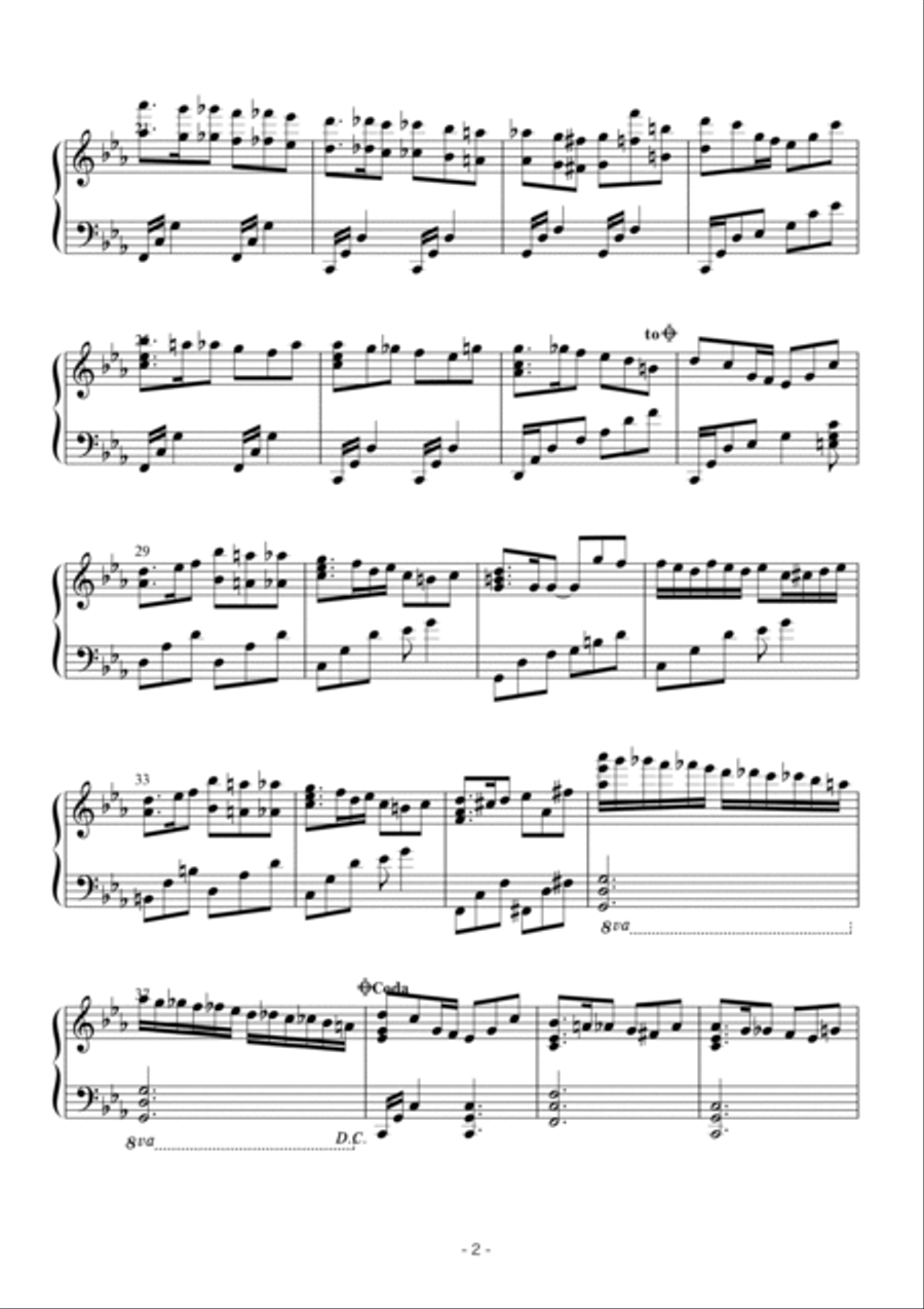 Crimson Piano Solo scores gallery preview page 6