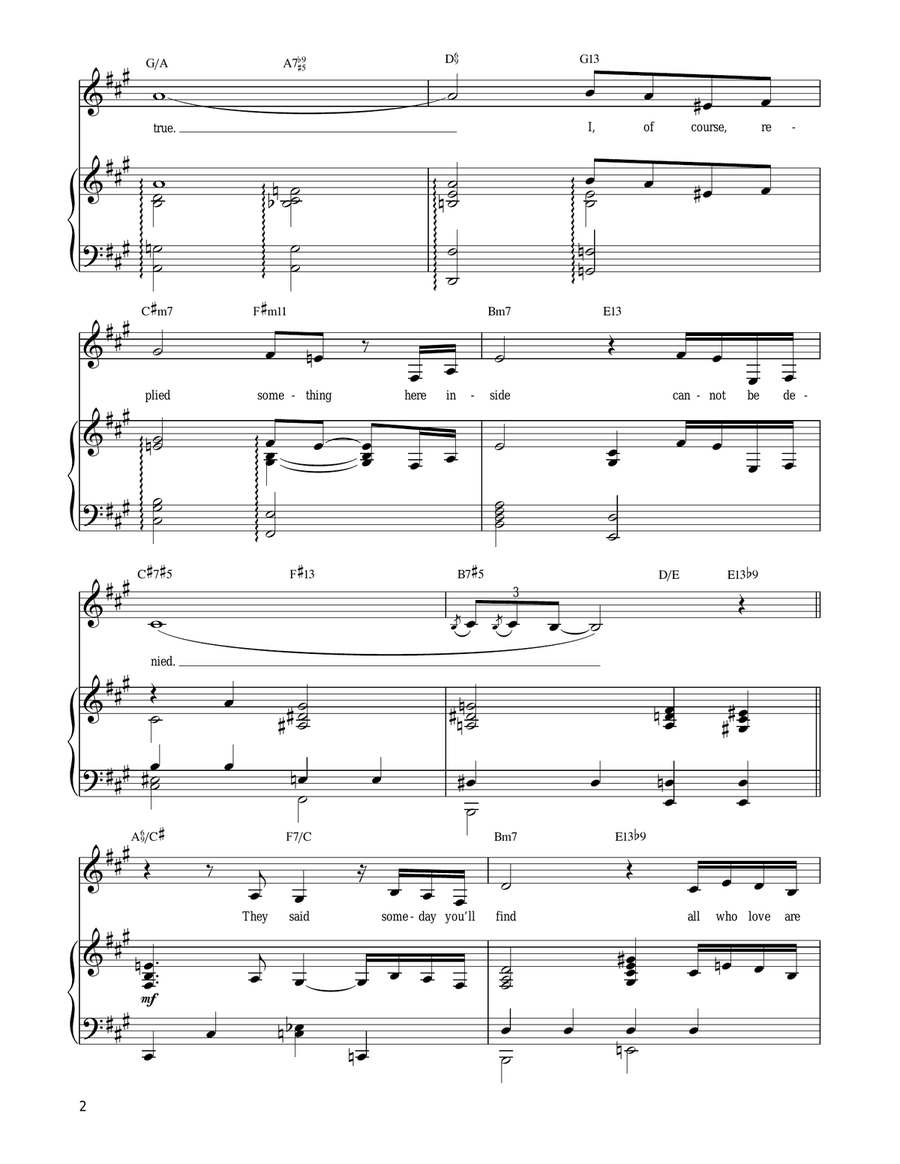 Smoke Gets In Your Eyes Piano, Vocal, Guitar scores gallery preview page 2