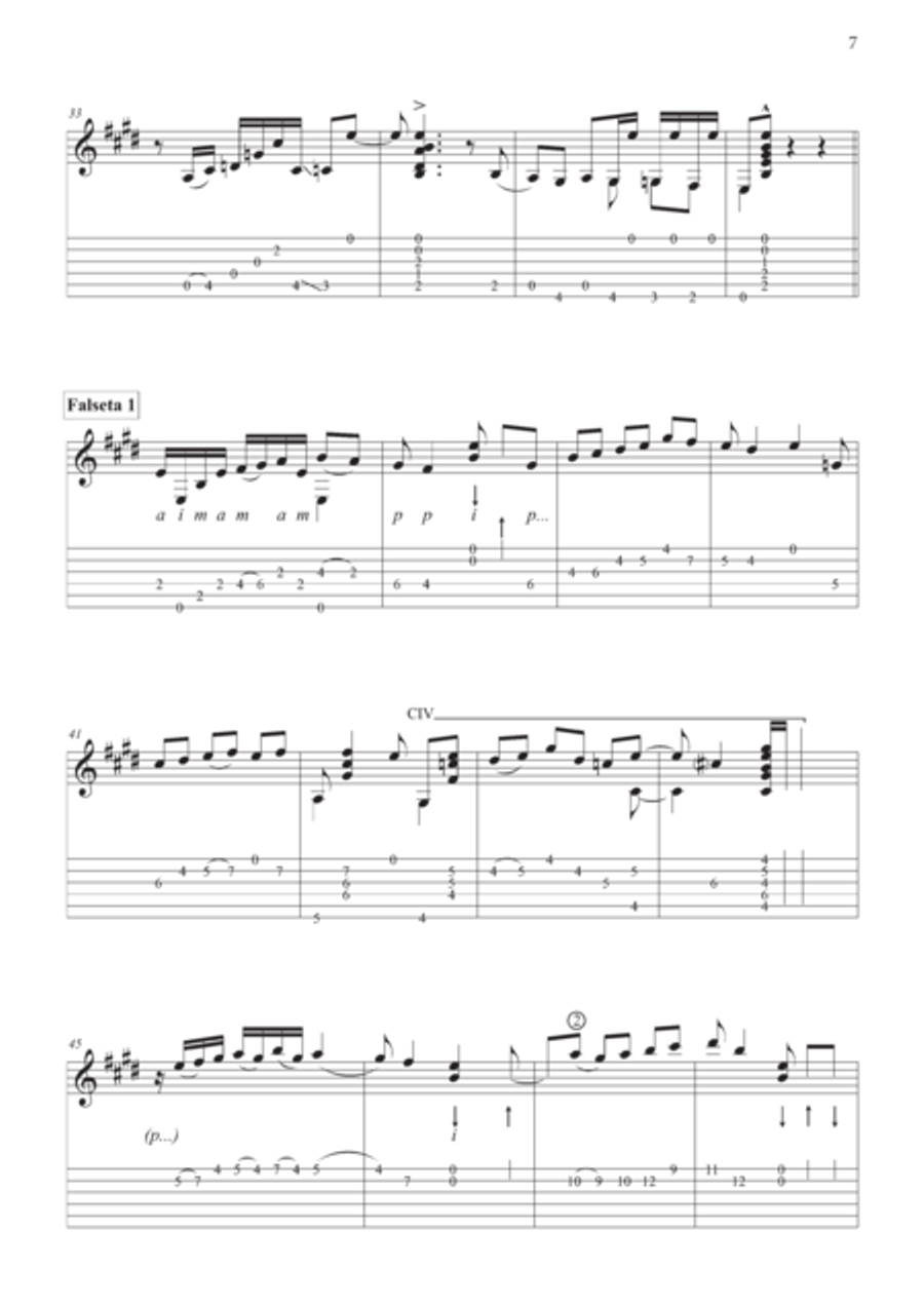 Libro de Partituras de Guitarra Flamenca Score scores gallery preview page 4