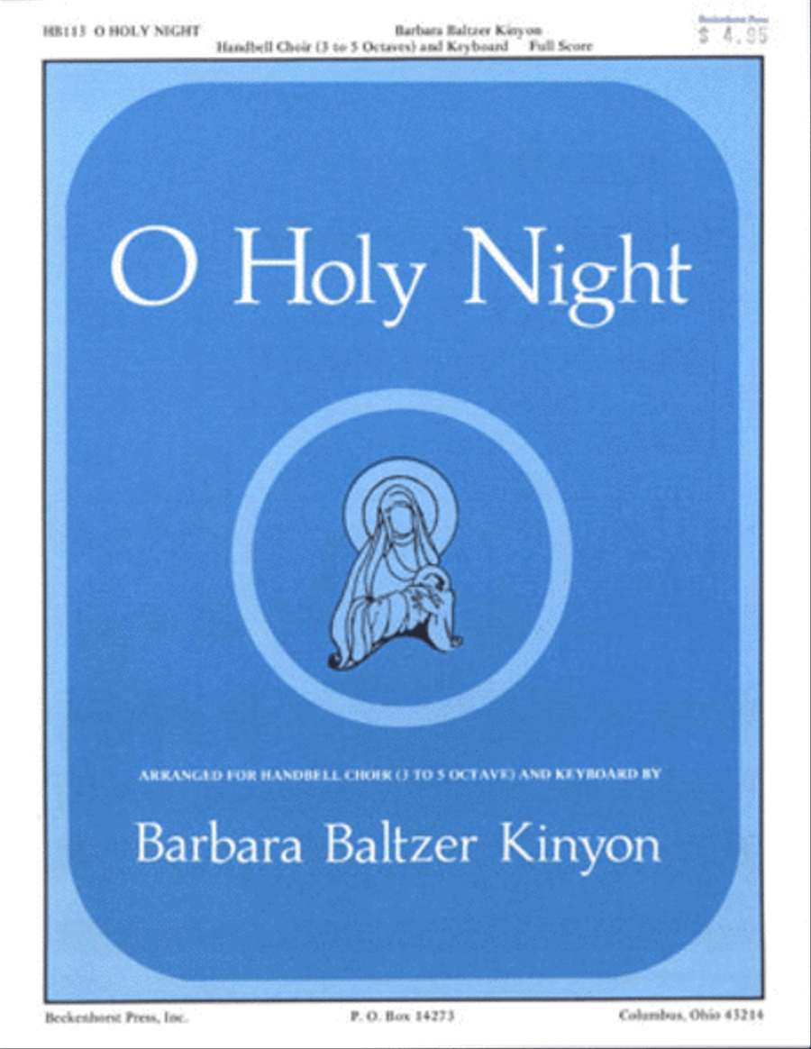 O Holy Night - full score Handbell Choir scores gallery preview page 1