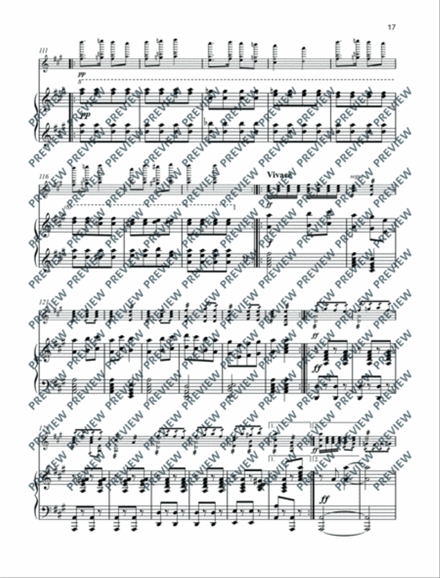 Henri Vieuxtemps Repertoire Violin Solo scores gallery preview page 18