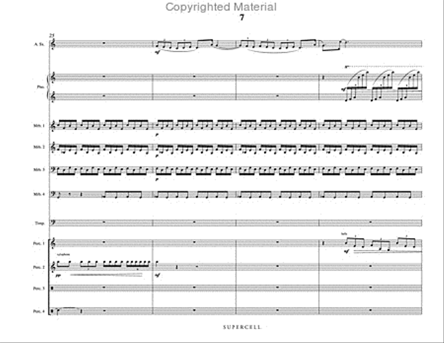 SuperCell Percussion Ensemble scores gallery preview page 8