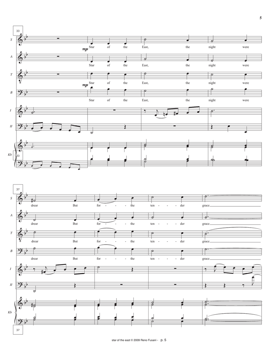 Star of the East Star of the East 4-Part scores gallery preview page 5