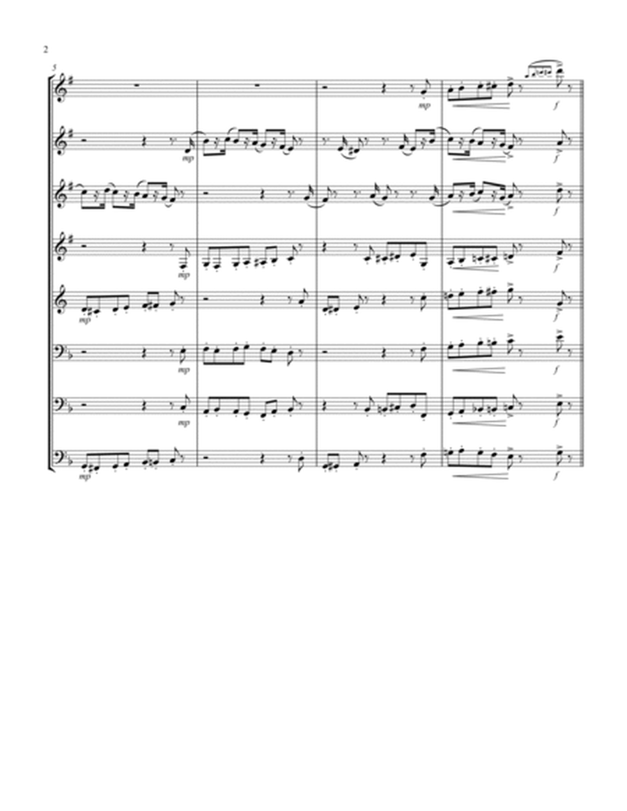 March (from "The Nutcracker Suite") (F) (Brass Octet - 4 Trp, 1 Hrn, 2 Trb, 1 Tuba)