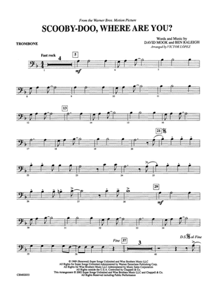 Scooby-Doo, Where Are You? (from Scooby-Doo): 1st Trombone