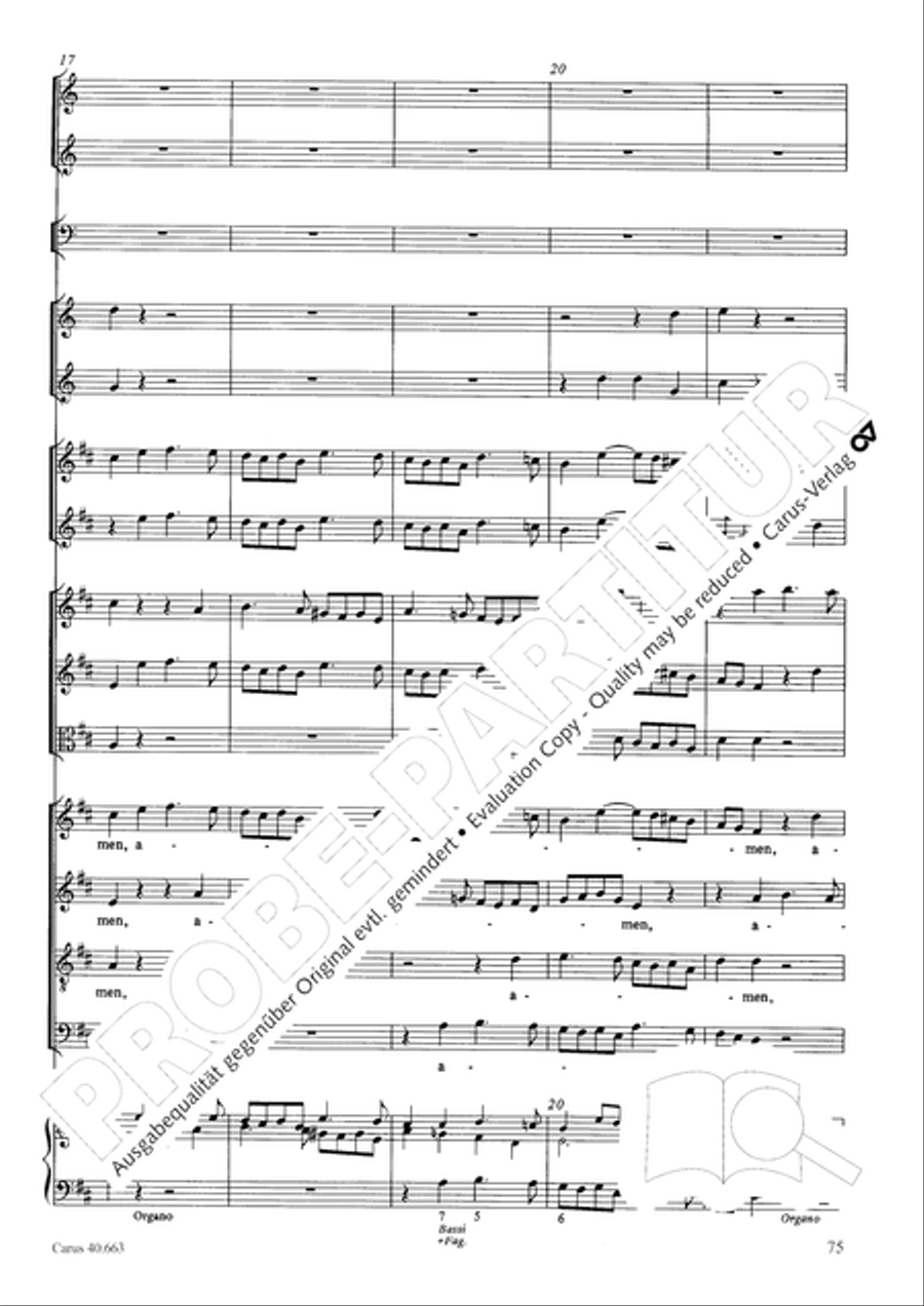 Mass in D minor (Missa in d) ATB scores gallery preview page 91