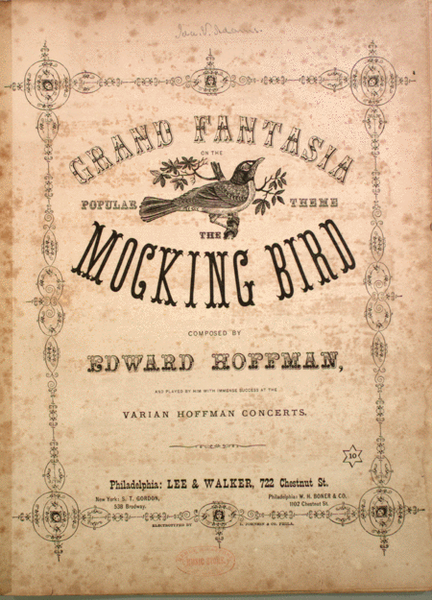 Grand Fantasia on the Popular Theme, The Mocking Bird