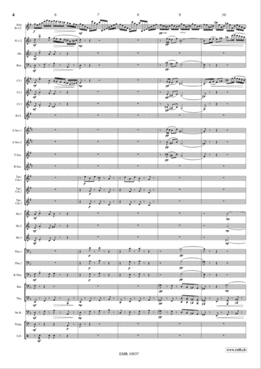 Solfeggietto Concert Band scores gallery preview page 5