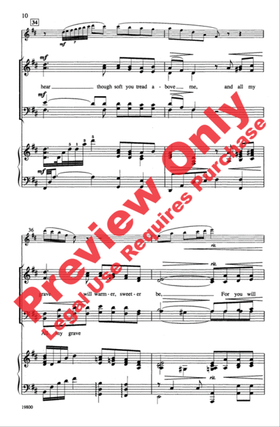Danny Boy Danny Boy 4-Part scores gallery preview page 10