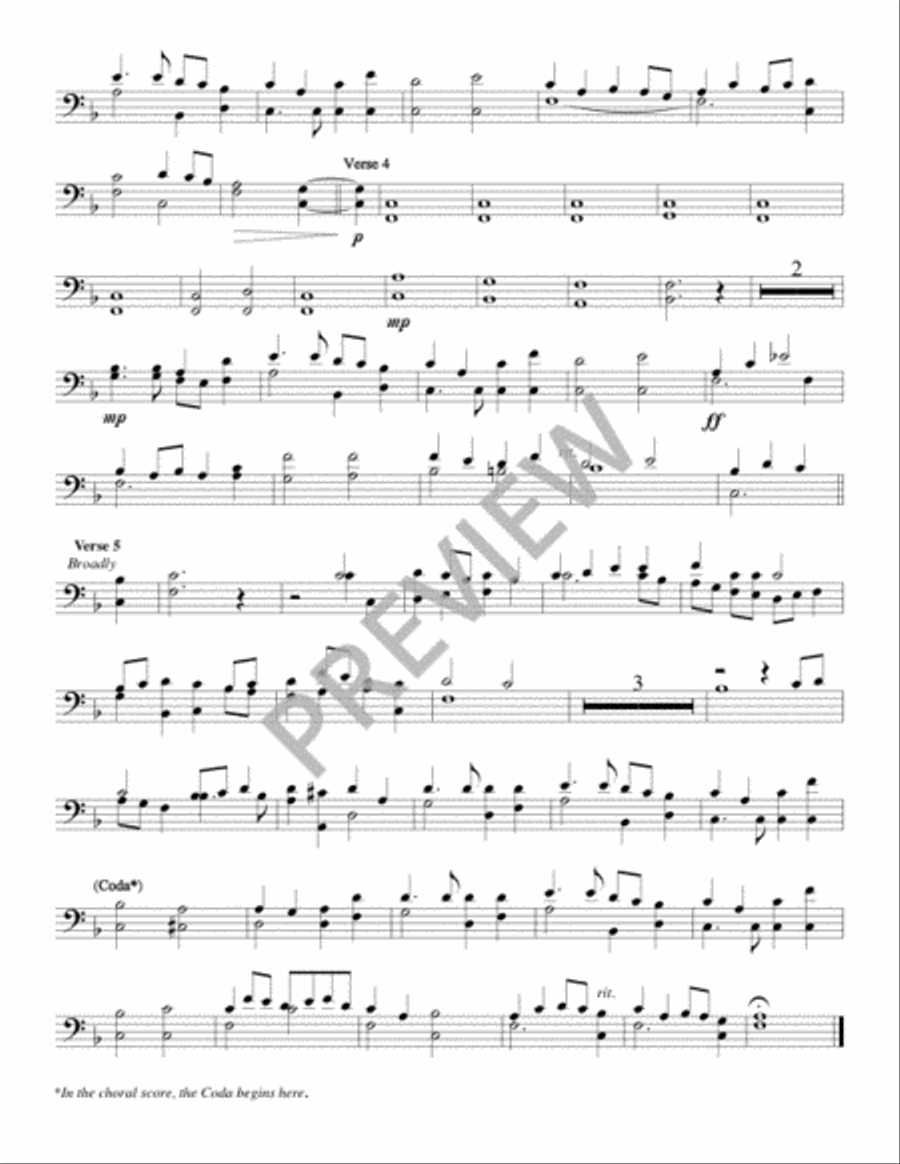 All Are Welcome - Brass edition Trombone scores gallery preview page 6