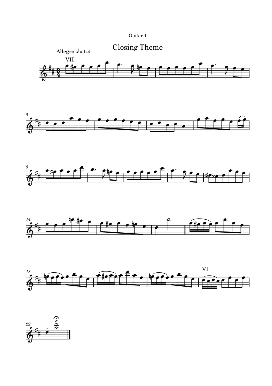 Fawlty Towers Guitar Ensemble scores gallery preview page 6