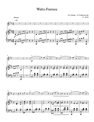 Glinka Waltz-Fantasy for violin and piano