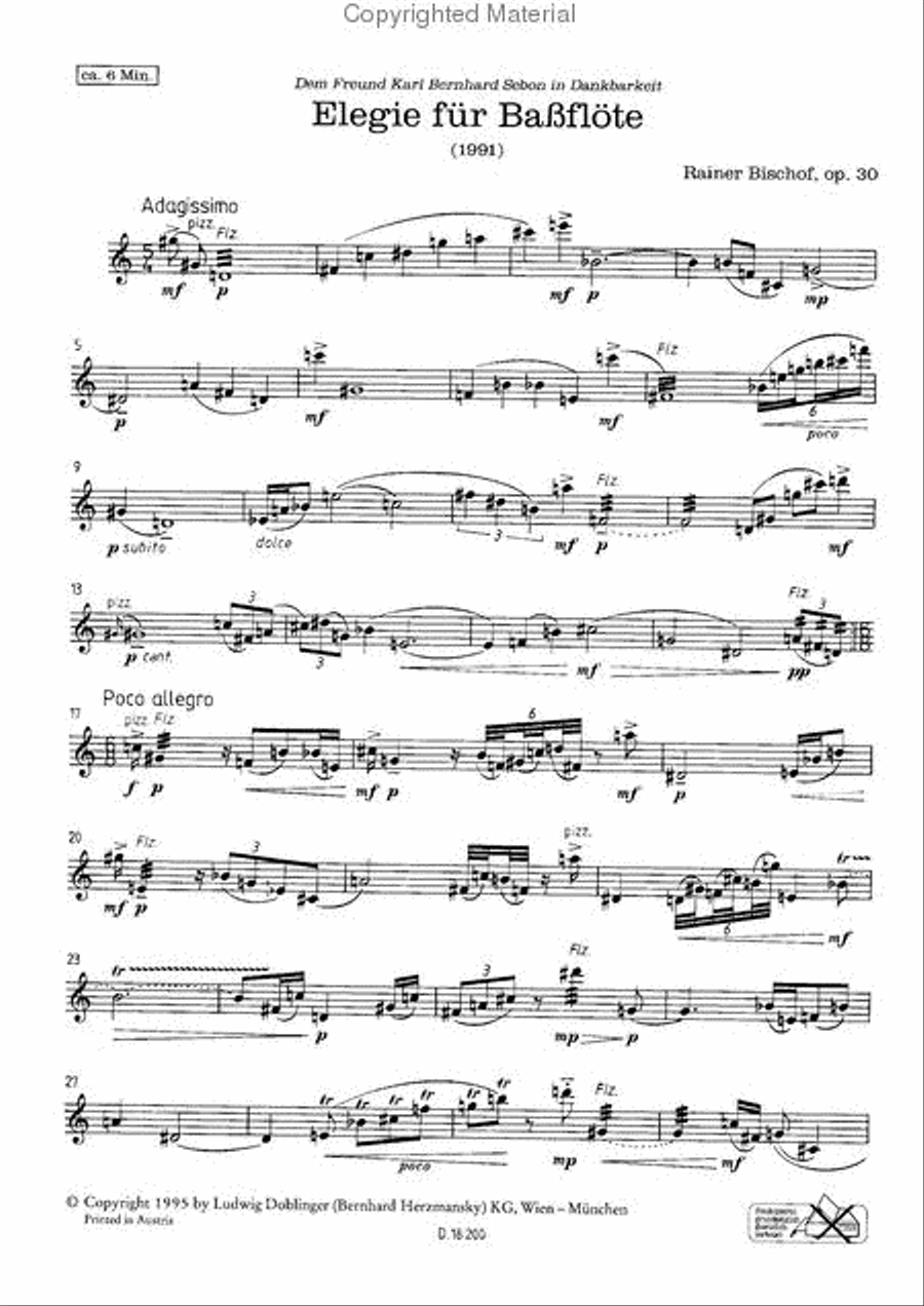Fur Ines Flute Solo scores gallery preview page 2
