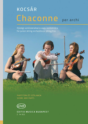 Book cover for Chaconne Per Archi for Junior String Orchestra