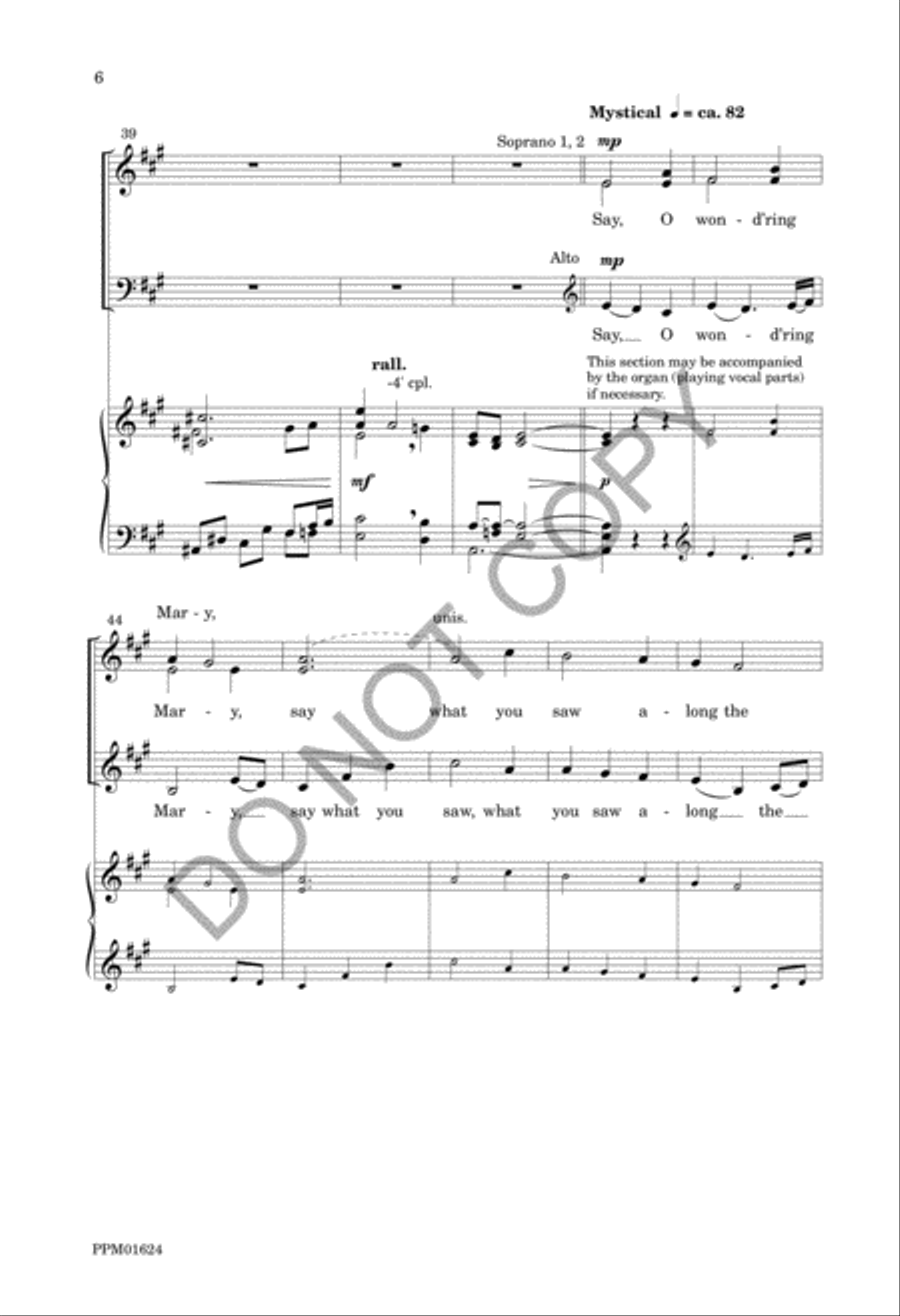 Christ, the Lord, Is Risen Today 4-Part scores gallery preview page 9