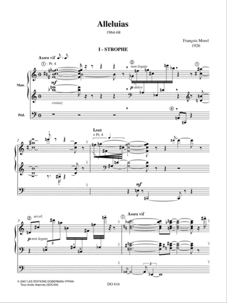 Alléluias Organ scores gallery preview page 5