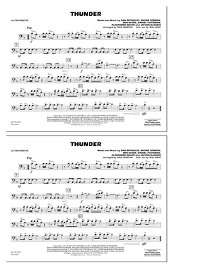 Thunder - 1st Trombone