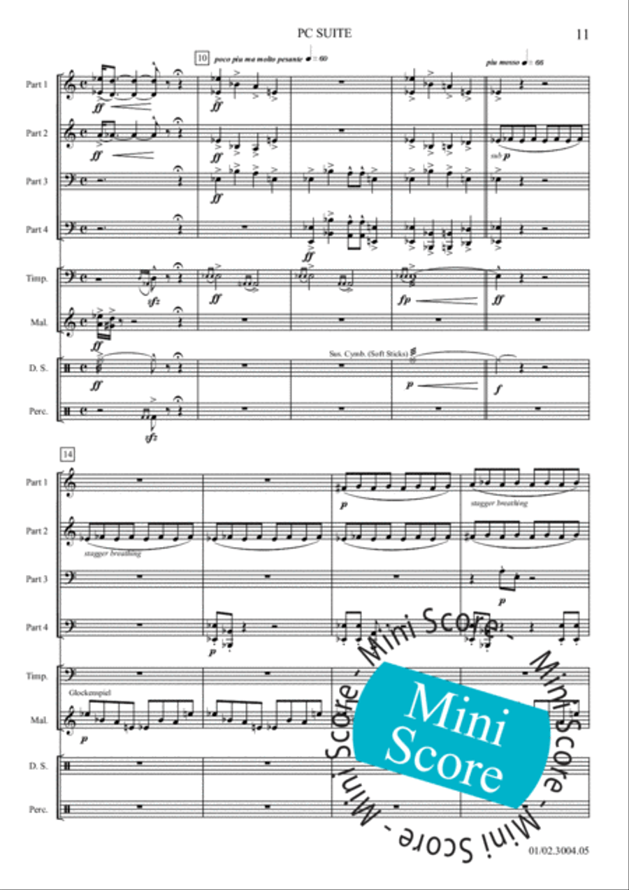 PC Suite Brass Band scores gallery preview page 15