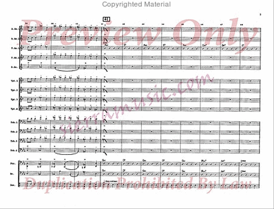 Ol' Man River Big Band scores gallery preview page 6