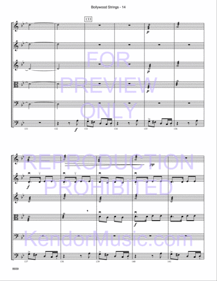 Bollywood Strings (Junior Edition) String Orchestra scores gallery preview page 15