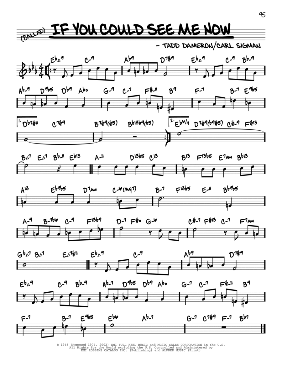 If You Could See Me Now (arr. David Hazeltine) Piano scores gallery preview page 1